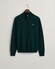 Gant Superfijne Lamswol Half-Zip Trui Groen