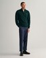 Gant Superfijne Lamswol Half-Zip Trui Groen
