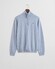 Gant Superfijne Lamswol Half-Zip Trui Light Blue Melange