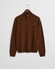 Gant Superfijne Lamswol Half-Zip Trui Mahogany Brown