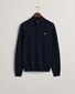 Gant Superfijne Lamswol Half-Zip Trui Marine