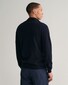 Gant Superfijne Lamswol Half-Zip Trui Marine