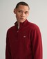 Gant Superfijne Lamswol Half-Zip Trui Port Red