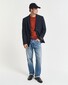 Gant Superfijne Lamswol Ronde Hals Trui Modern Rust