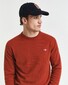 Gant Superfijne Lamswol Ronde Hals Trui Modern Rust