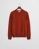 Gant Superfijne Lamswol Ronde Hals Trui Modern Rust