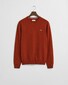 Gant Superfijne Lamswol Ronde Hals Trui Modern Rust