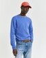 Gant Superfijne Lamswol Ronde Hals Trui Perfect Blue