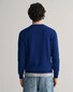Gant Superfijne Lamswol V-Hals Trui College Blue