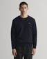 Gant Superfijne Lamswol V-Hals Trui Marine