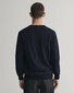 Gant Superfijne Lamswol V-Hals Trui Marine