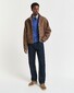 Gant Superfijne Lamswol V-Hals Trui Perfect Blue