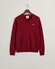 Gant Superfijne Lamswol V-Hals Trui Port Red