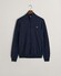 Gant Superfine Lambswool Half-Zip Pullover Dark Navy Melange