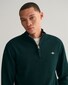 Gant Superfine Lambswool Half-Zip Pullover Green