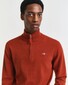 Gant Superfine Lambswool Half-Zip Pullover Modern Rust