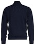 Gant Superfine Lambswool Zip Cardigan Vest Dark Navy Melange