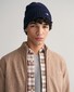 Gant Superfine Lambswool Zip Cardigan Vest Dark Sand Melange