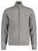 Gant Superfine Lambswool Zip Cardigan Vest Grijs Melange