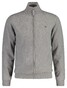 Gant Superfine Lambswool Zip Cardigan Vest Grijs Melange