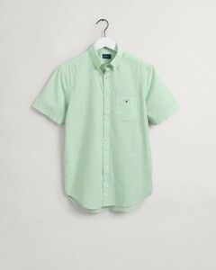 Gant The Broadcloth Short Sleeve Overhemd Absinthe Green