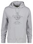 Gant The Good News Graphic Sweat Hoodie Organic Cotton Trui Heather Grey