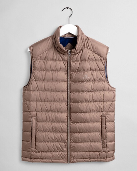Gant The Light Down Bodywarmer Body-Warmer Midden Bruin