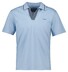 Gant Tipping Details No Buttons Collar Polo Fresh Blue