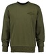 Gant Tonal Shield Crew Neck Sweat Trui Mosgroen
