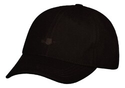 Gant Tonal Shield Melton Cap Zwart-Bruin