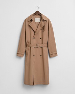 Gant Trench Coat Jas Donker Khaki