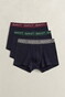 Gant Trunk 3-Pack Underwear Evening Blue