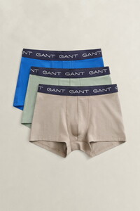 Gant Trunk 3-Pack Underwear Mist Taupe