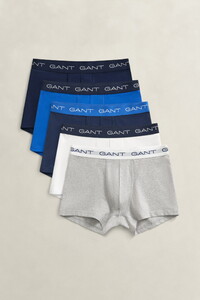 Gant Trunk 5-Pack Ondermode Licht Grijs