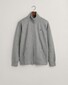 Gant Two-Way Front Zip Sweat Cardigan Vest Grijs Melange
