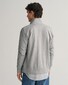 Gant Two-Way Front Zip Sweat Cardigan Vest Grijs Melange