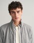 Gant Two-Way Front Zip Sweat Cardigan Vest Grijs Melange