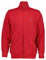Gant Two-Way Front Zip Sweat Cardigan Vest Rose Red