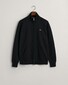 Gant Two-Way Front Zip Sweat Cardigan Vest Zwart
