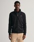 Gant Two-Way Front Zip Sweat Cardigan Vest Zwart