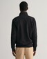 Gant Two-Way Front Zip Sweat Cardigan Vest Zwart