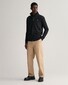 Gant Two-Way Front Zip Sweat Cardigan Vest Zwart