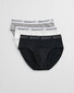 Gant Uni Color Brief 3Pack Ondermode Licht Grijs