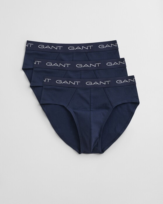 Gant Uni Color Brief 3Pack Underwear Marine
