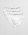 Gant Uni Color Brief 3Pack Underwear White