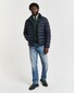 Gant Uni Color Lightweight Jack Avond Blauw