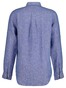 Gant Uni Color Linnen Button Down Overhemd Rich Blue