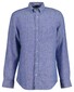 Gant Uni Color Linnen Button Down Overhemd Rich Blue