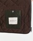 Gant Uni Color Rich Detail Quilted Fleece Vest Body-Warmer Dark Moss Green