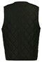 Gant Uni Color Rich Detail Quilted Fleece Vest Body-Warmer Dark Moss Green